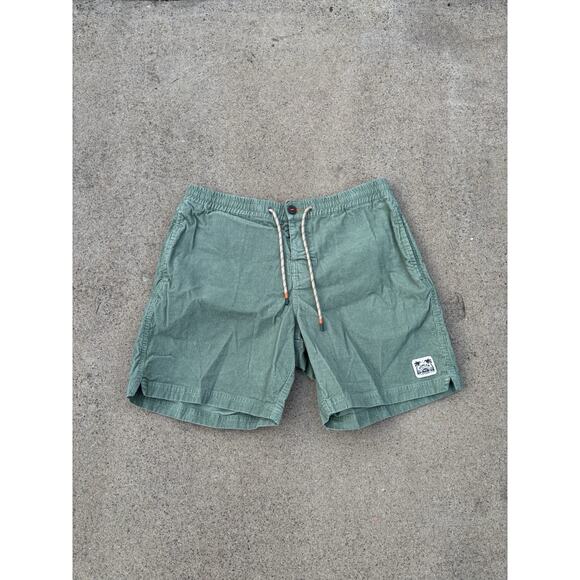 Howler Bros Corduroy Shorts Size 36 Green - Picture 1 of 10